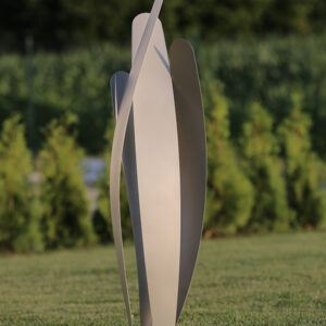 Gartenskulptur Kaktus Edelstahl
