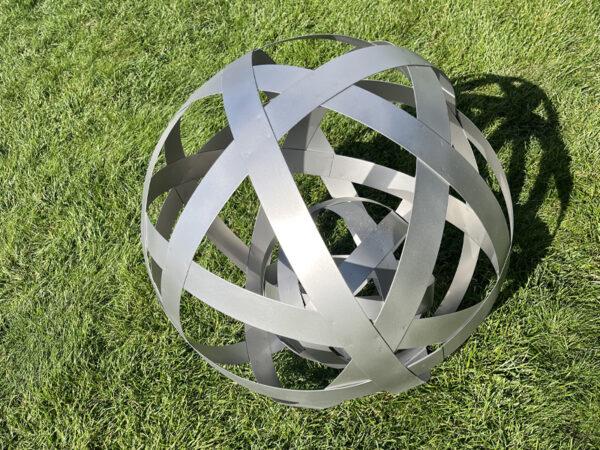 Kugel Edelstahl Kunst